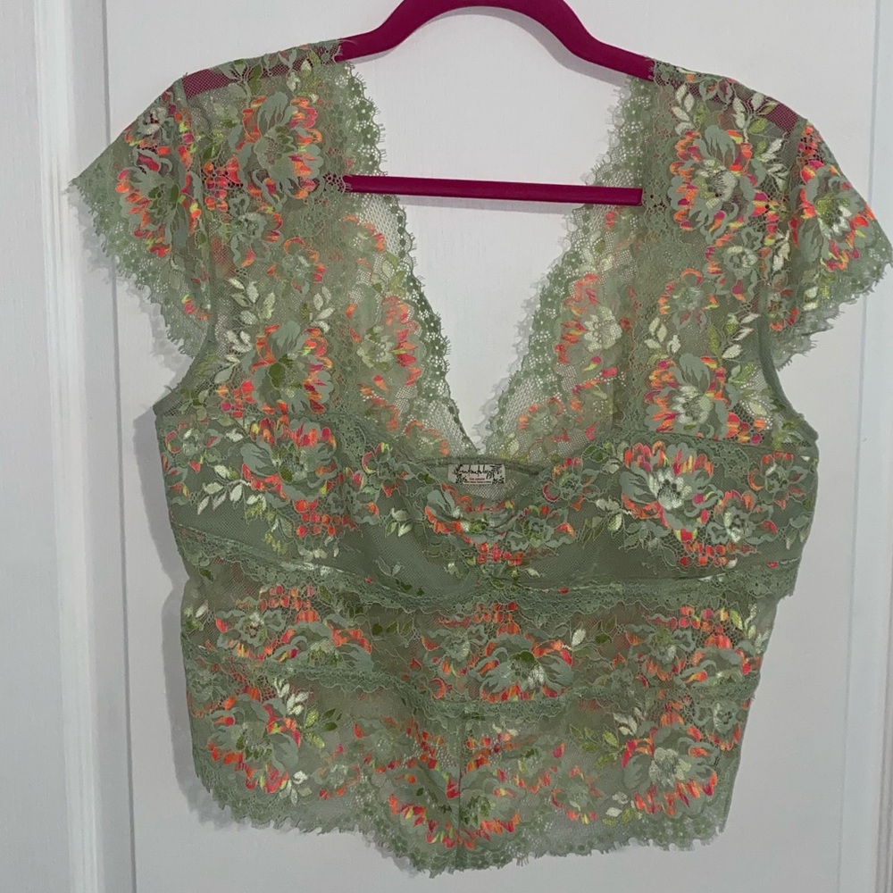 Free people lace top